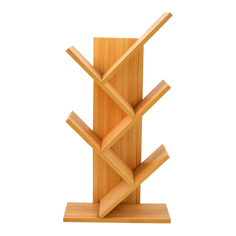 Оптовая продажа ассиметричный дизайн современная деревянная полка для книг антикварные книжные полки в форме дерева