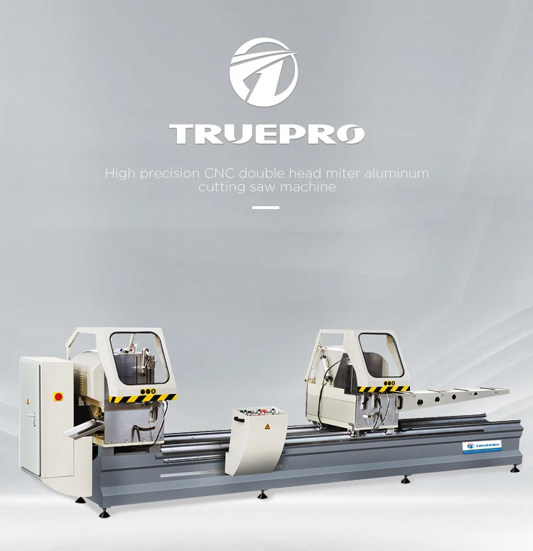 High Precision Double Head Miter Saw Automatic CNC Double Head Aluminum Profile Cutting Saw Machine details