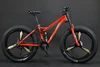 Red magnesium alloy three-blade integrated wheel