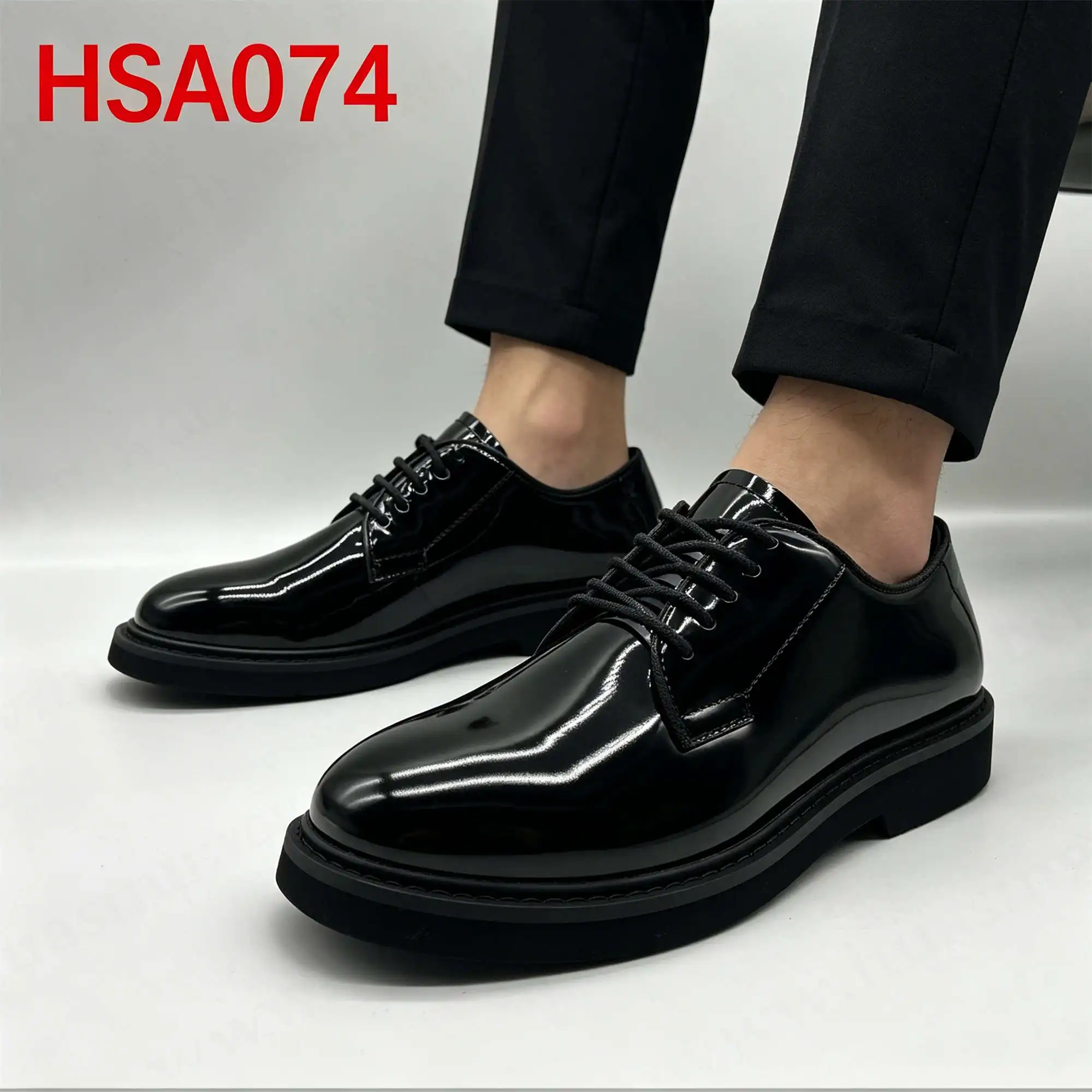 WYC,Workplace Using Anti-crease Sparkle Full Grain Leather Suit Shoes Modern Minimalist Odor Control Men Executive Shoes HSA074