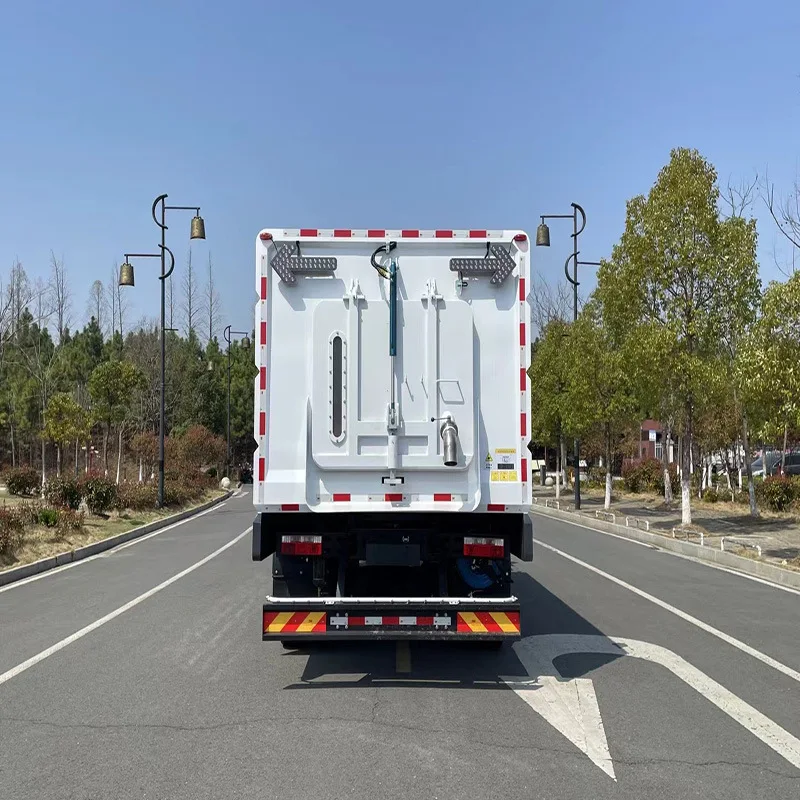 product 18t high performance durable new energy pure electric road sweeper truck electric sweeping car for washing sweeping-4