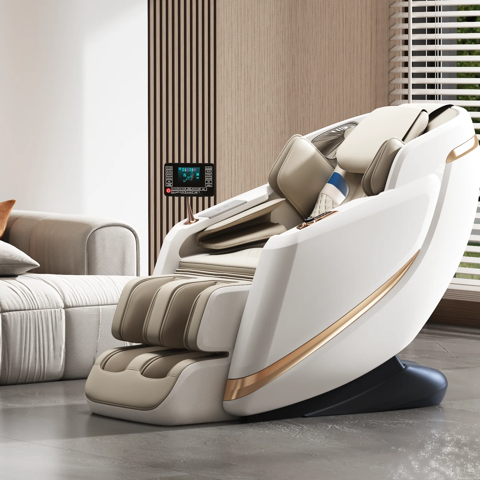 Oem 3d Zero Gravity Sl Track Electric Chair Massage Shiatsu Heating