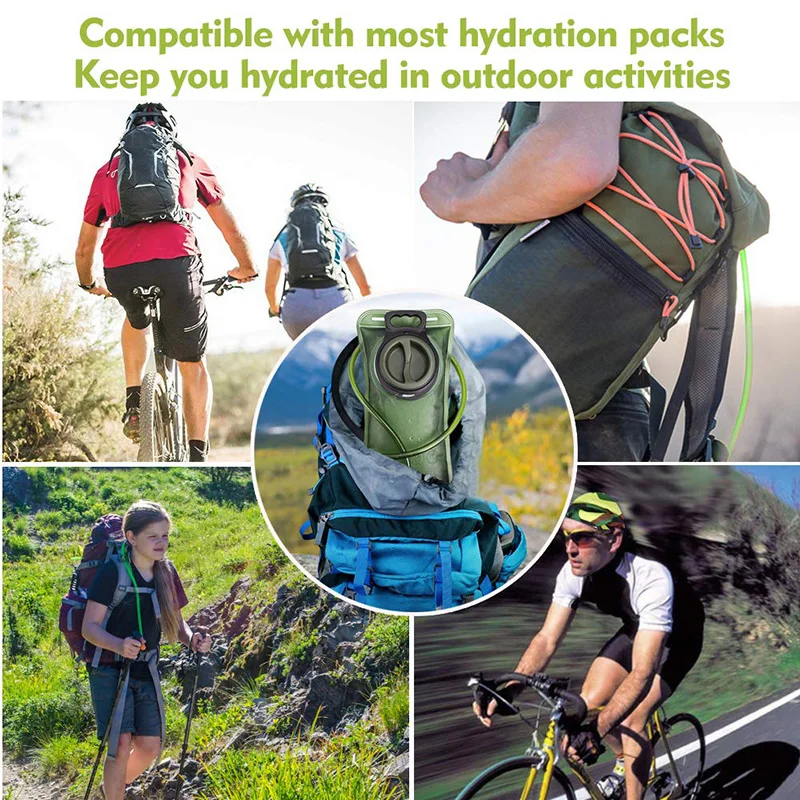 2021 New Outdoor Potable Water Pouch Camping Hiking Water Bags Travel Drinking Water Bag
