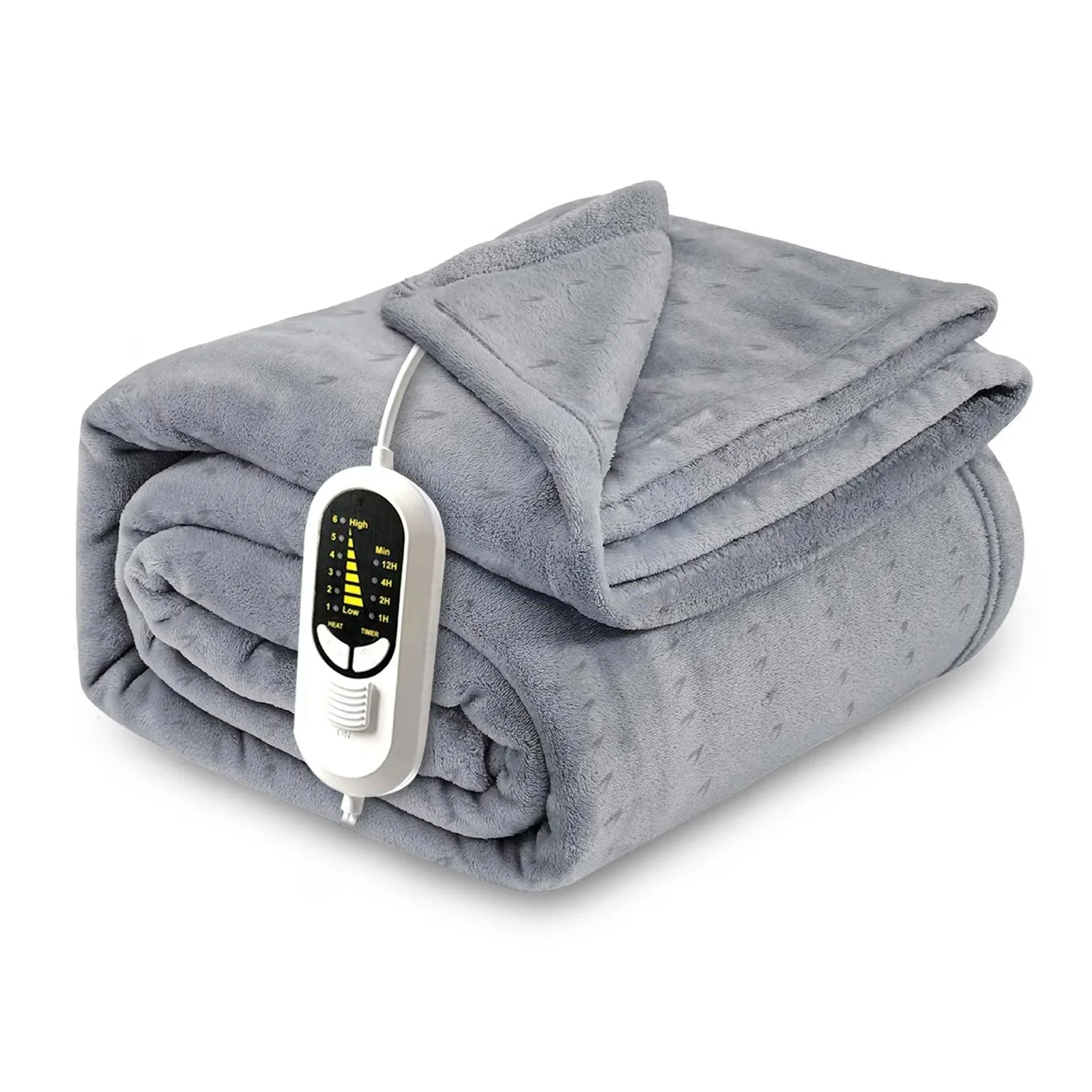 Smart Temperature-Controlled Electric Blanket with Heated Shawl, Knee Warmer and Washable Heating Pad for Office Lunchtime Use