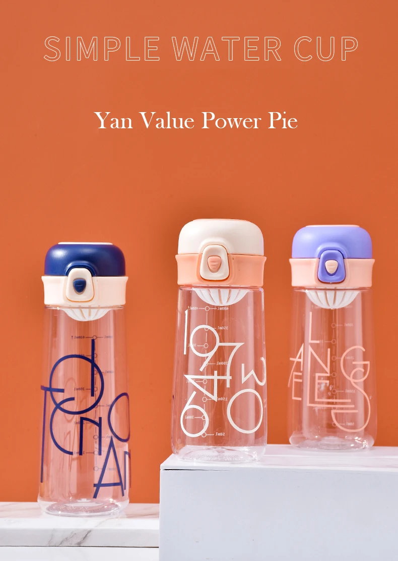 Unisex Portable Large Capacity Summer Sports Water Bottle Gym Logo Printed PP Cap Direct Drinking for Camping Protein Bag