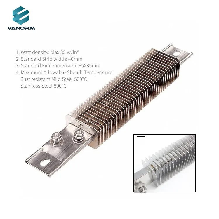 Ceramic Finned air Strip Heater