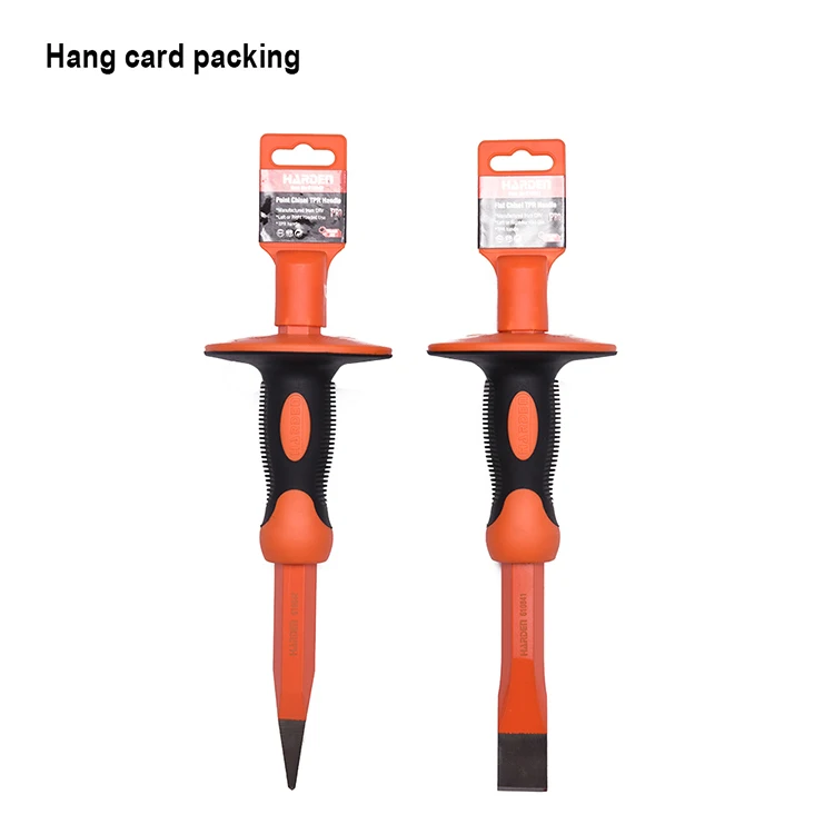 Harden Top Quality 19x250mm Chrome Vanadium Steel Pointed Cold Chisel