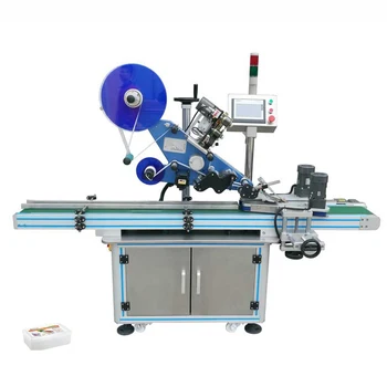 High quality plastic box position sticker automatic labeling machines for flat surface