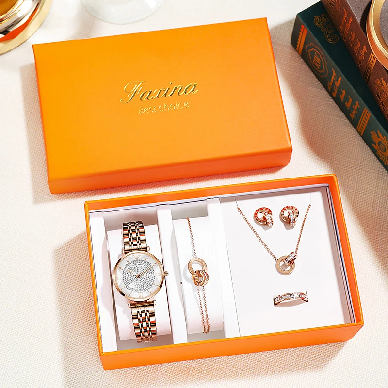 Faxina 065 Factory Direct Supply Full Diamond Watch Female Quartz  Waterproof Student Starry Star Female Watch Fashion Clock - Buy Ladies  Japan