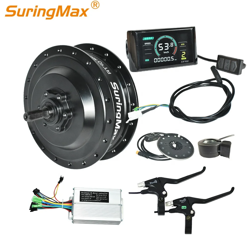 イーバイク　バブモーター500w 9ピン 500W Brushless Hub Motor Kit for Electric Bikes - Waterproof 9 Pin