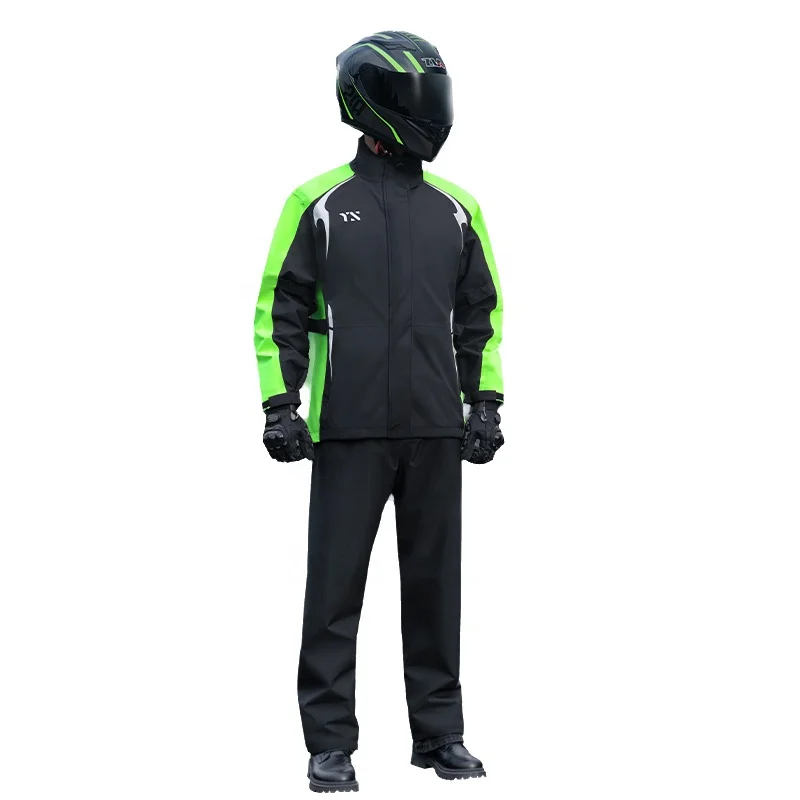 Wholesale Windproof rain coat Pants Suit Fashionable Motorcycling Gear para sa Mga Panlabas na Paglilibot para sa mga Manlalakbay na Matanda