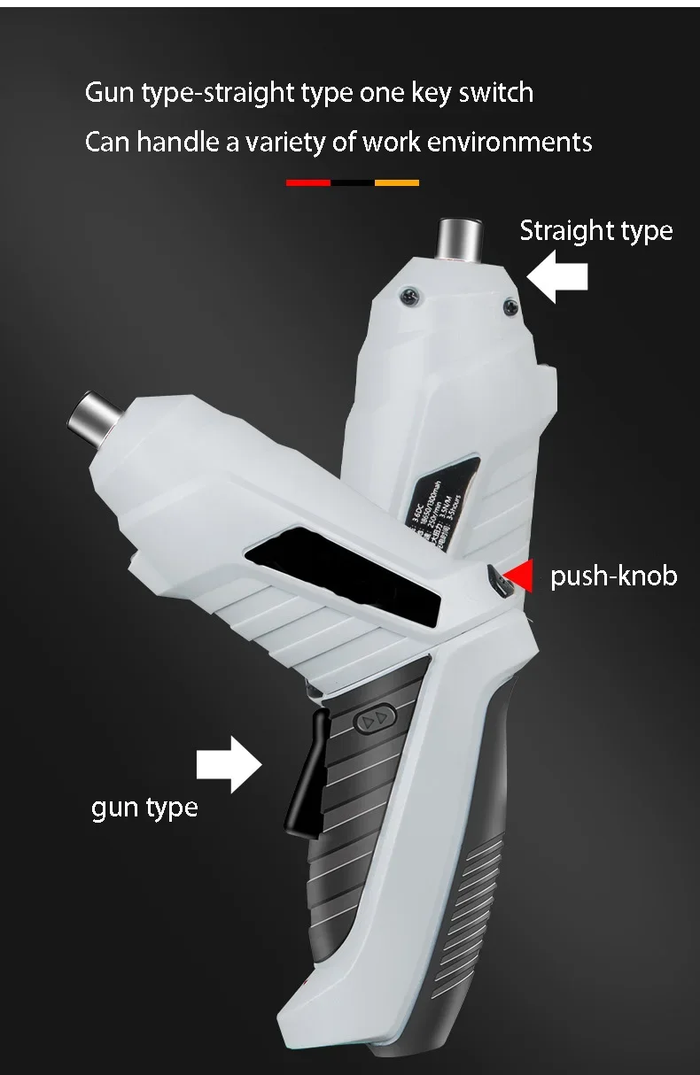 Multi Functional Electric Screwdriver Kit with 47 Accessories 3.6V Electric Screwdriver Mini Screwdriver Kit