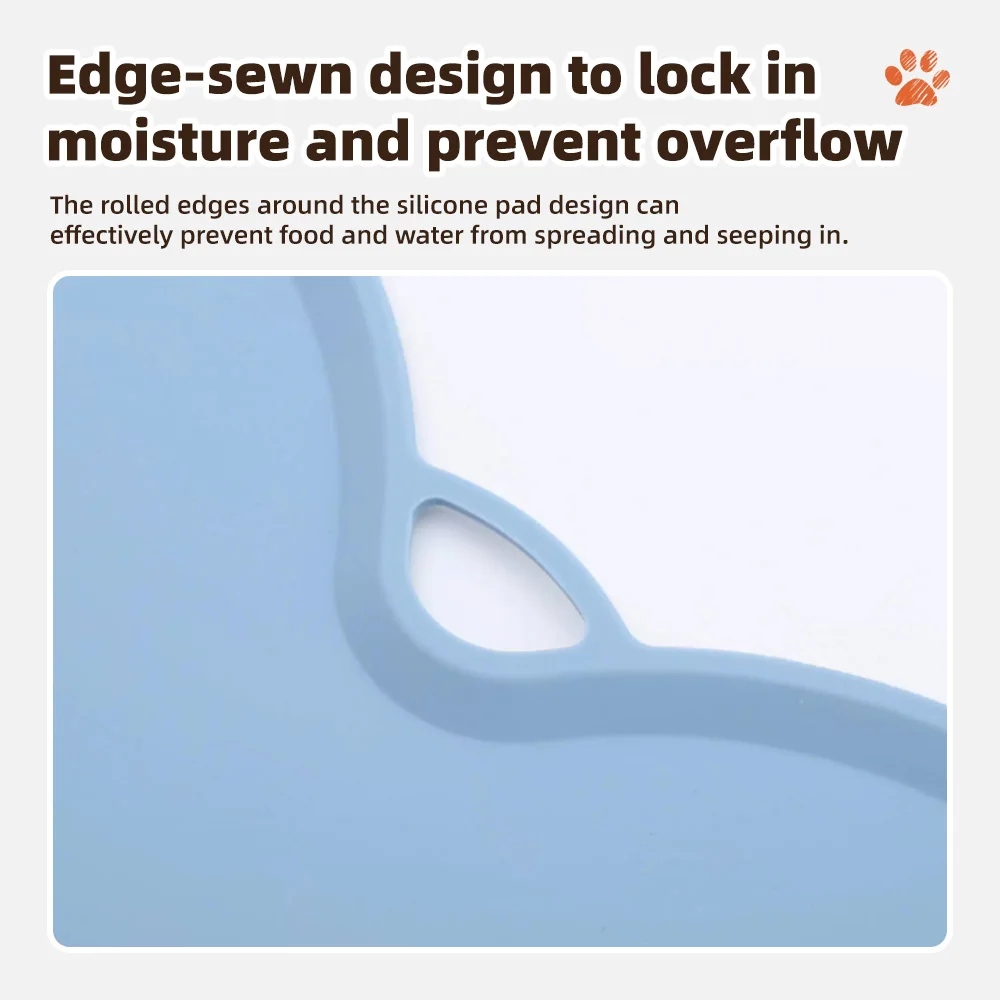 Wholesale Non-sticking Paw Shape Silicone Pet Mat Large Size Silicone  - product detail 4