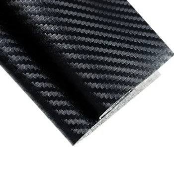 Ready Ship Carbon Fiber PVC Synthetic Leather Knitted Backing for Car Steering Wheel Car Seat Waterproof Decorative Bags Sofas