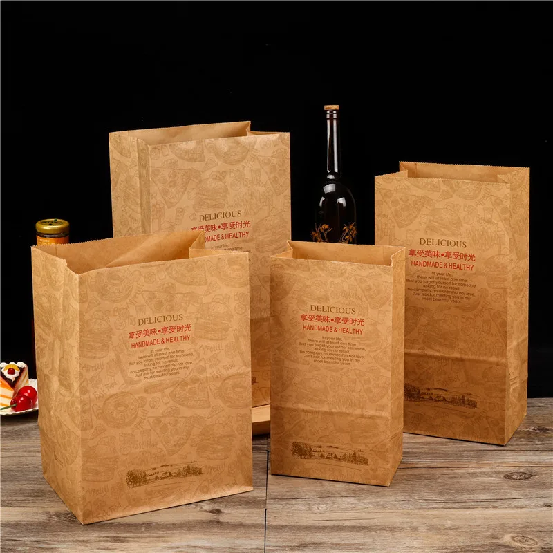 Sacs en papier sacs alimentaires imprimés sacs alimentaires avec logo