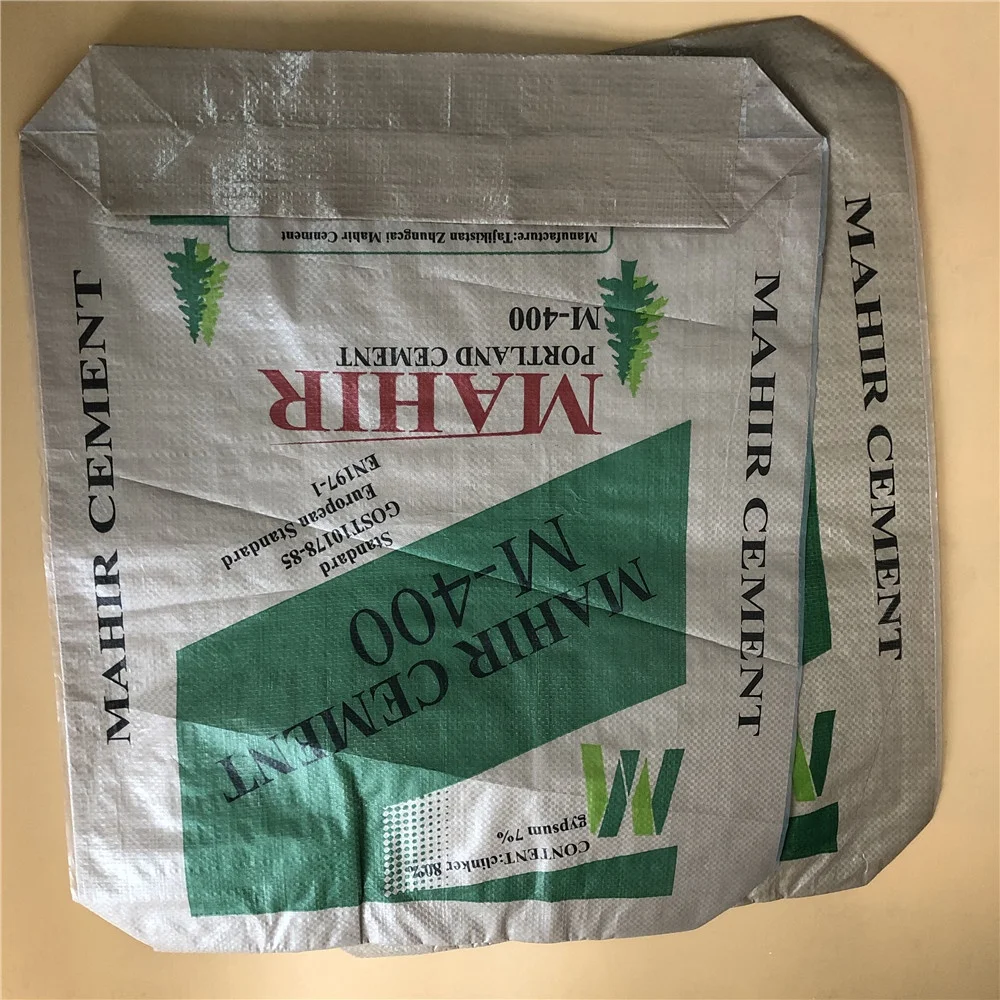Kraft Paper Inside pp Woven Valve Bag 50kg 25 kg Different Dimensions Super Sacks for Sand Cement