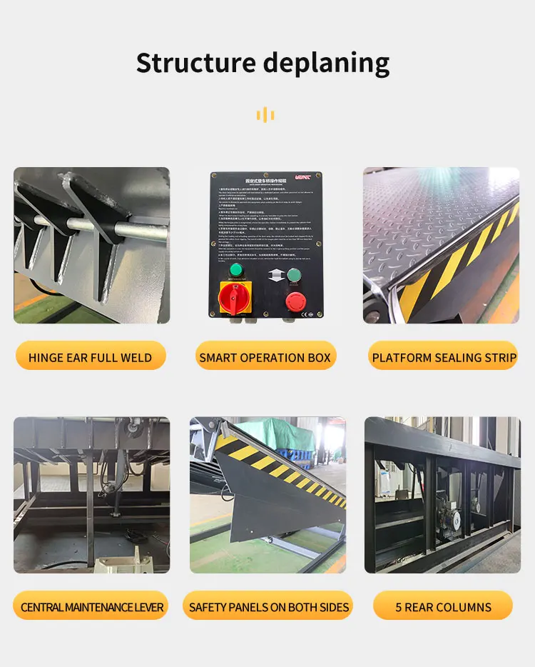 Mini Loading Ramp Mini Truck Loading Ramp Shipping Stationary Dock Leveler Platform Steel ...