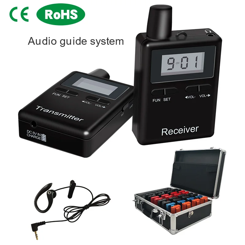 Rich Age whisper Audio Guide System Portable Radio Transmitter Simultaneous Translation Interpretation Conference System