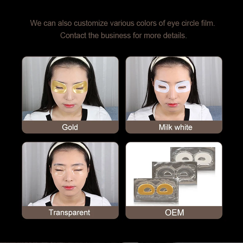 New Type Circle 24 K Gold Collagen Crystal Nourishing Moisturizer Eye Mask Patch for SPA