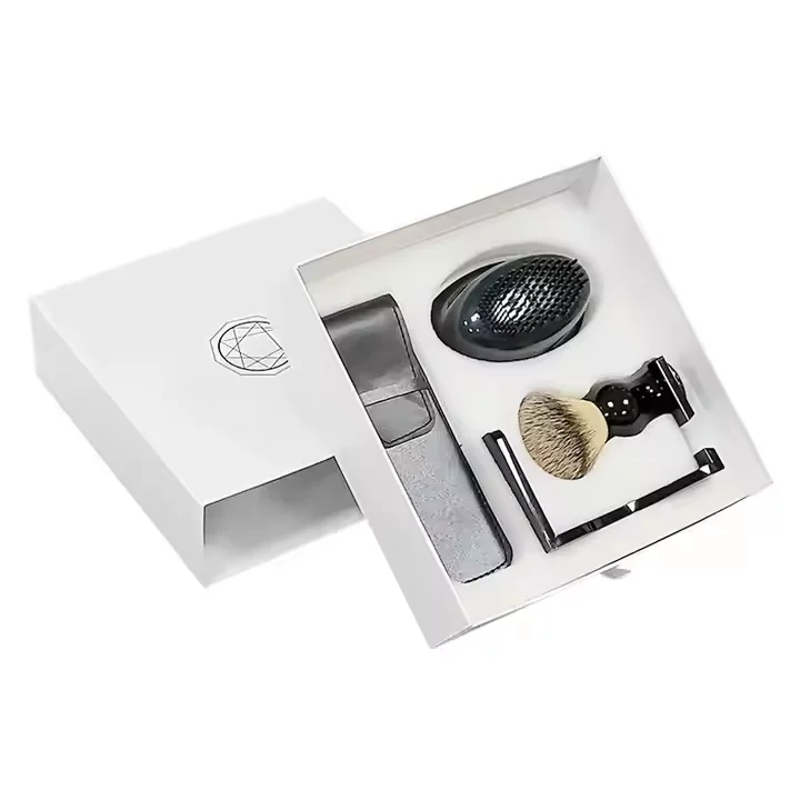 Customized Logo Magnetic Flip Corrugated Gift Box Exquisite Small Cosmetic Cardboard Packaging with Embossing Printing supplier