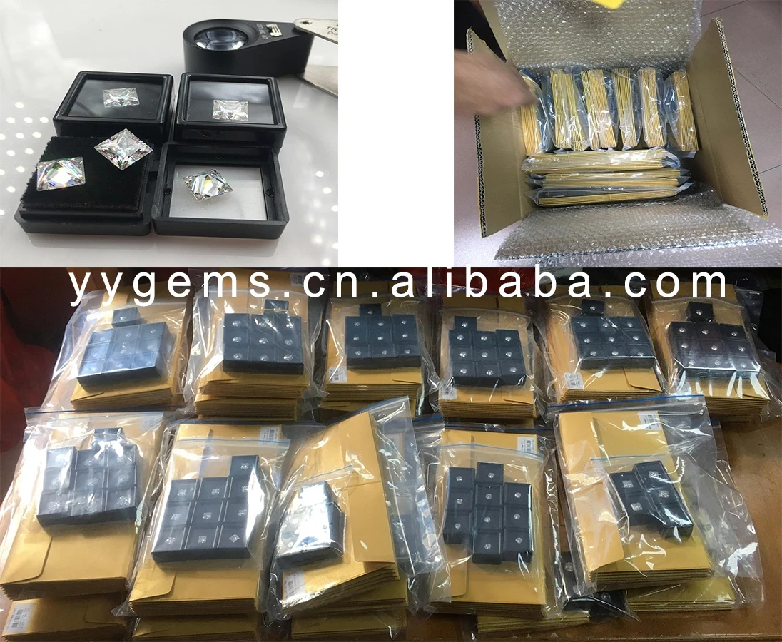 Pietra Di Moissanite Sciolta Certificata GRA Taglio Rotondo