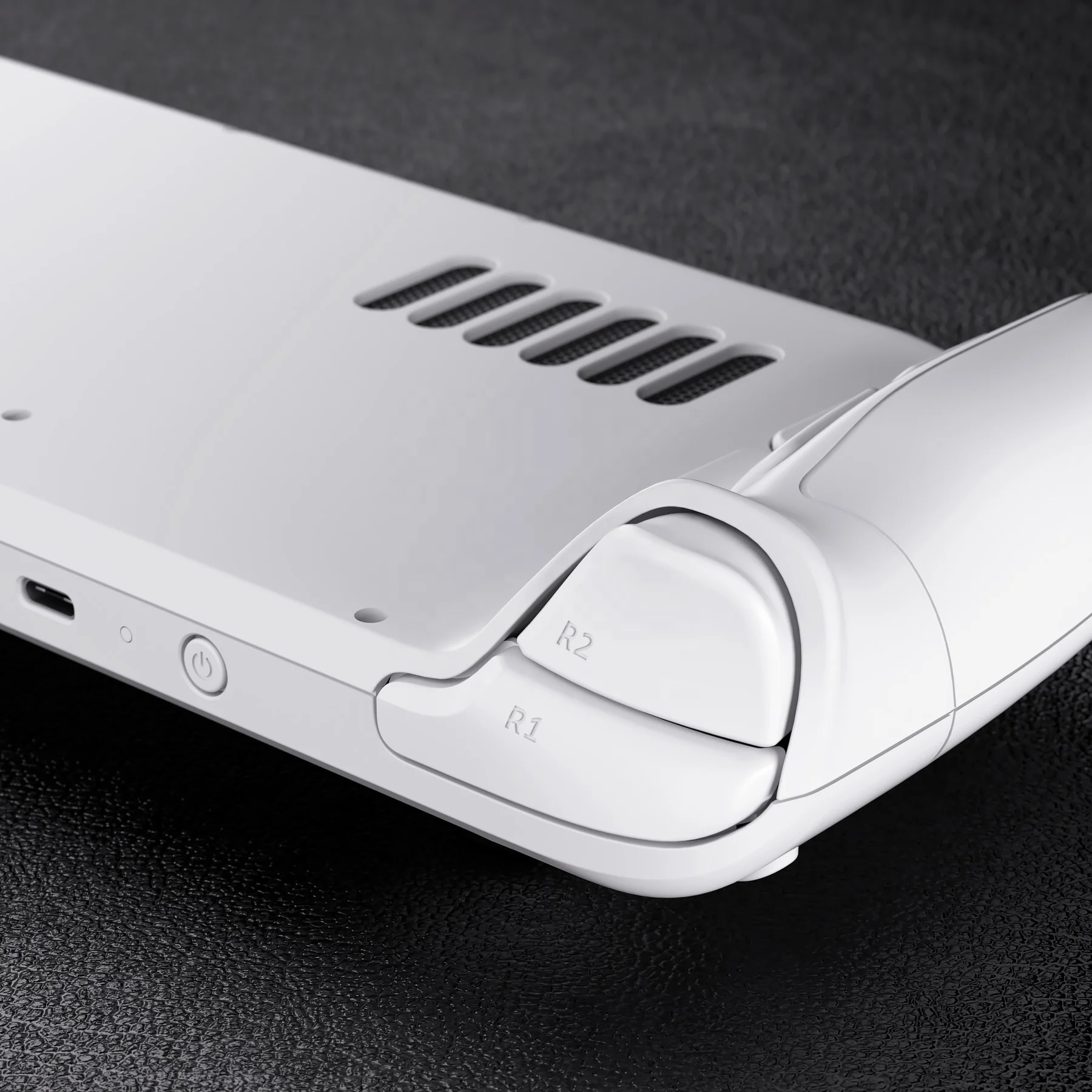 Extremerate White Replacement Faceplate for Steam Deck