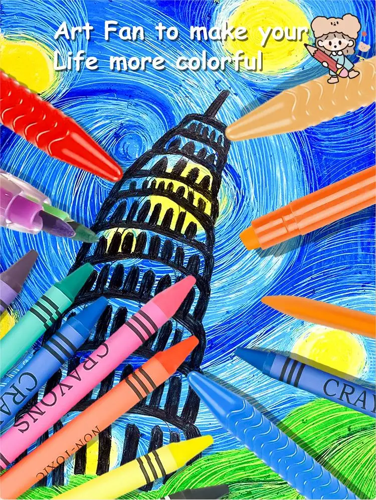 Promotional Watercolor Pencil Crayon 150 Pieces Bulk Student Different