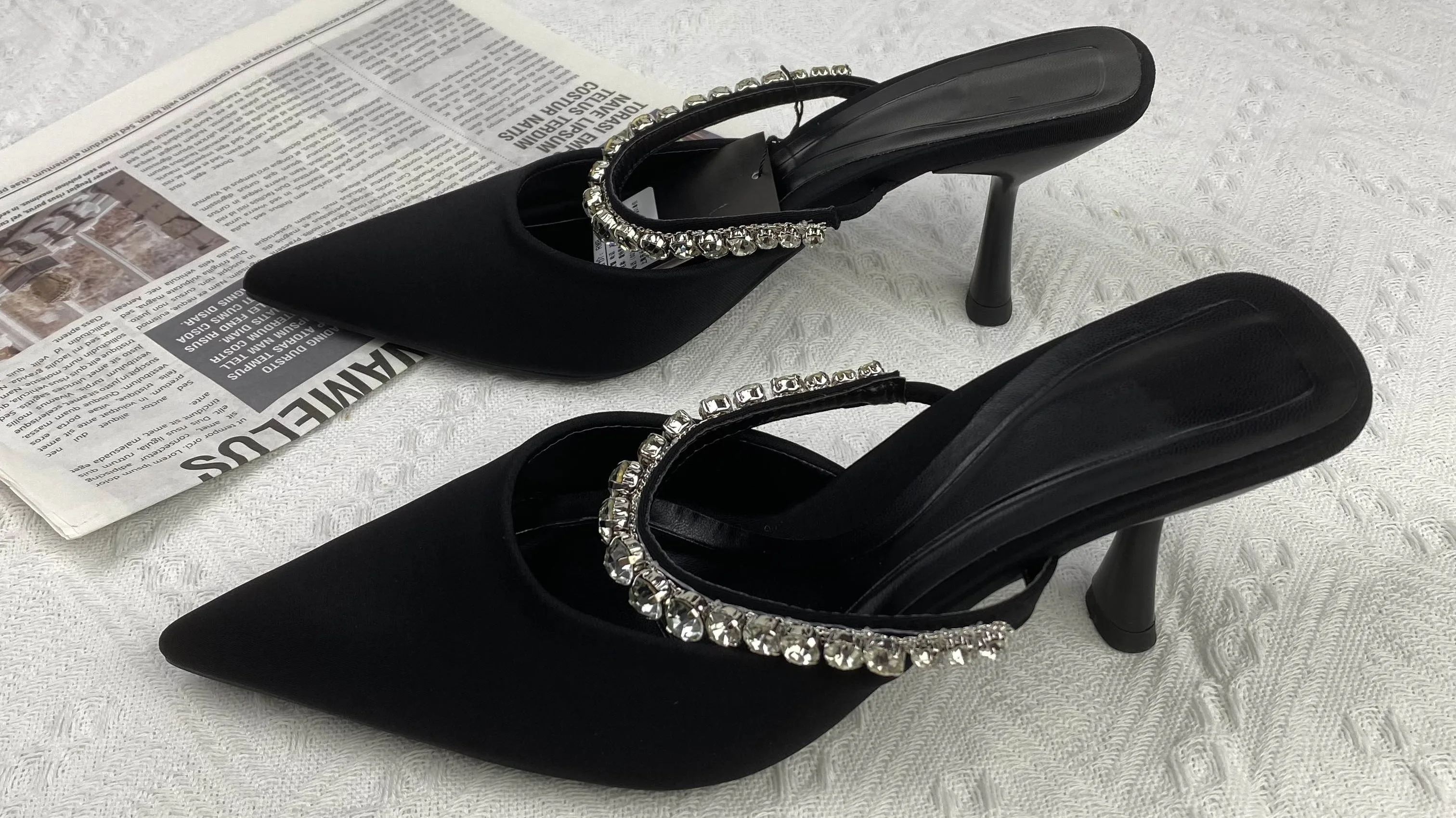 Luxury Custom Grace Pointed Head For Ladies High Heel Shoes Women