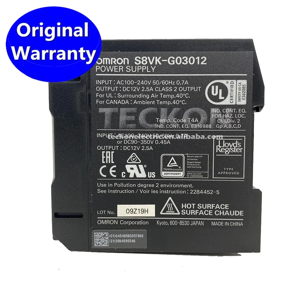 480W 48V 10A S8VK-G Bryterstrømforsyning S8vk S8VK-G48048