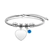 Heart blue diamond silver