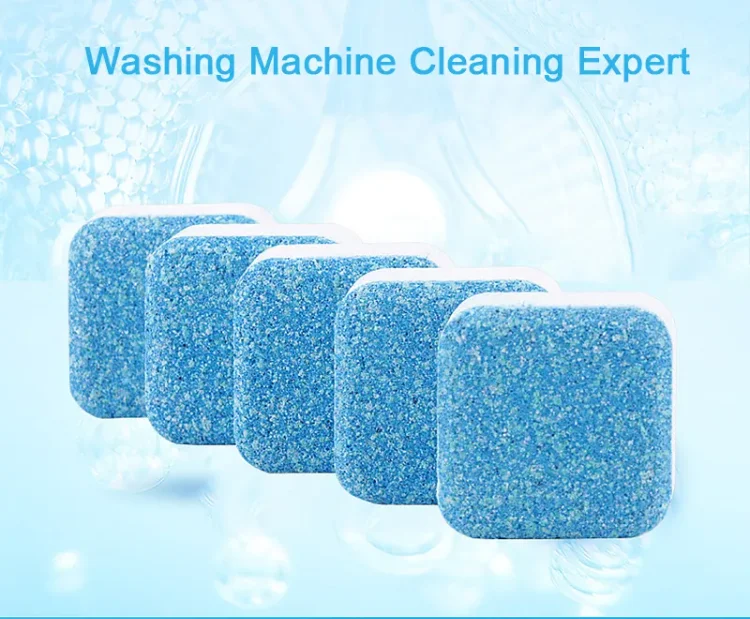 4pcs/8pcs/12pcs Tab Washing Machine Cleaner Washer Cleaning Detergent Effervescent Tablet for dropshipping