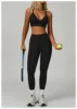Set reggiseno nero legging