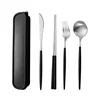Ensemble 4 pièces en argent noir
