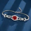 Red corundum bracelet