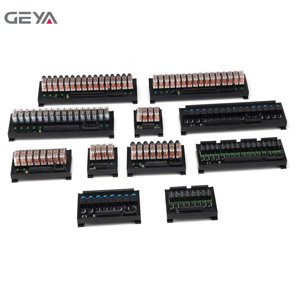 Geya Fy-ngg2r-6c+fuse Din Rail 6 Channel Relay Module With Fuse ...