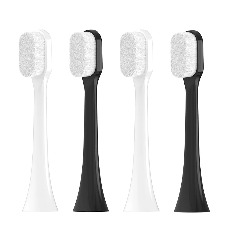 Wholesale Adult Micro-nano 20000 Superfine Micro Soft Bristles Nano Ultra Soft electric toothbrush head for philips Xiaomi factory