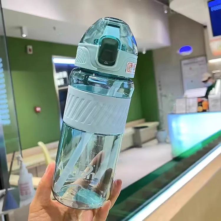 Wholesale Plastic Water Bottle With Straw Sports Pc Bottle Child Adult