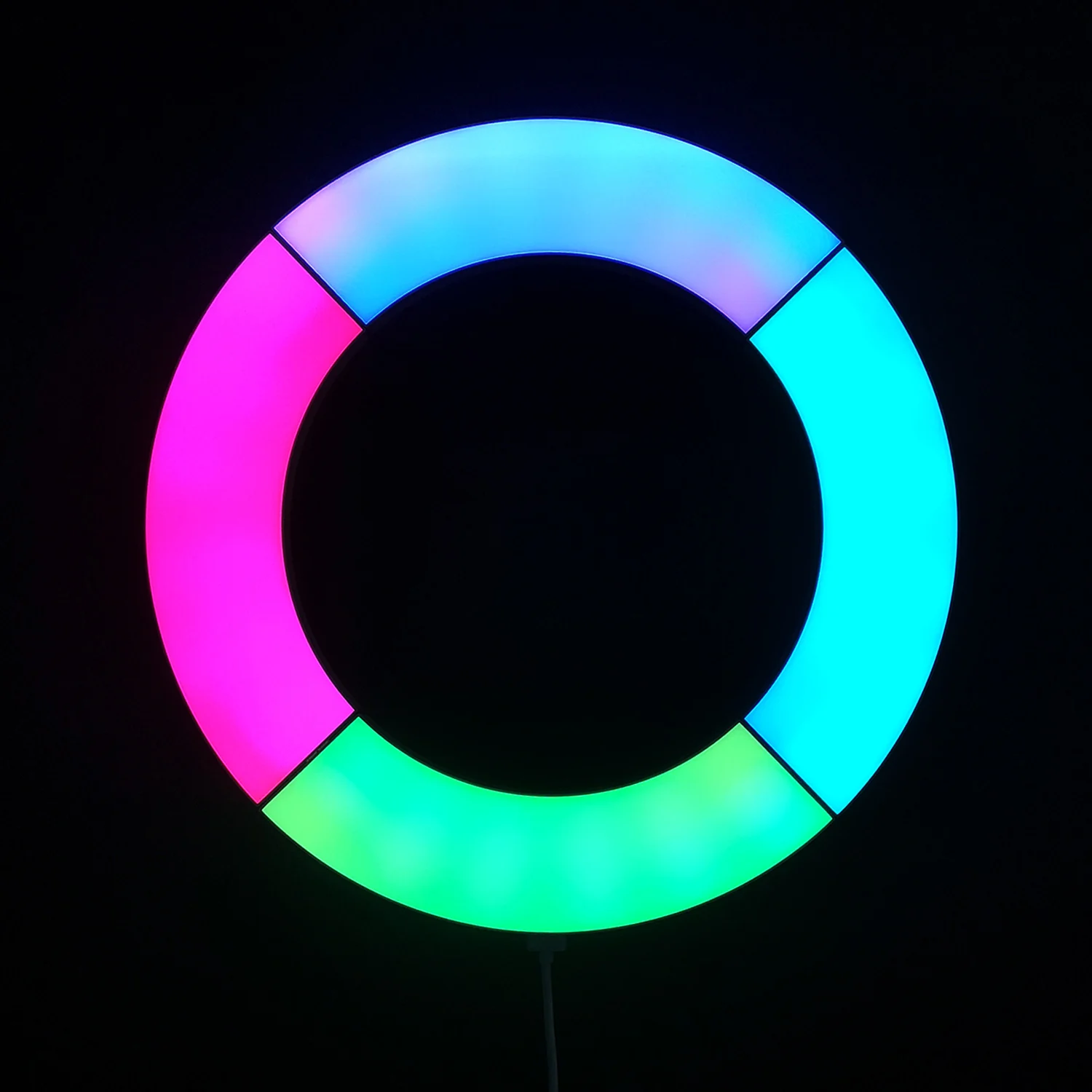 APP Control Led Light USB Quantum Honeycomb Wall Lamp Smart Light Multi Colored Quarter Ring Lights for Wall Decoration
