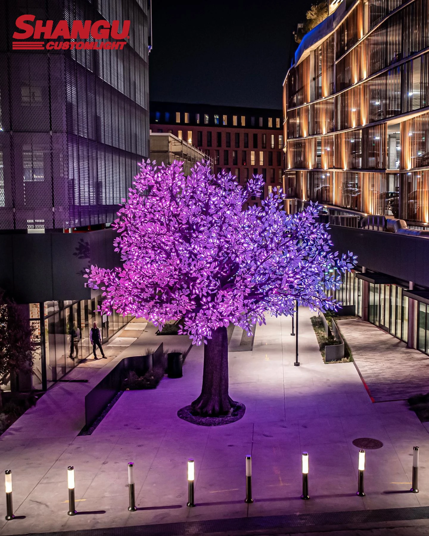 Large Garden Artificial Large Twinkling Light Tree Landscape Decoration