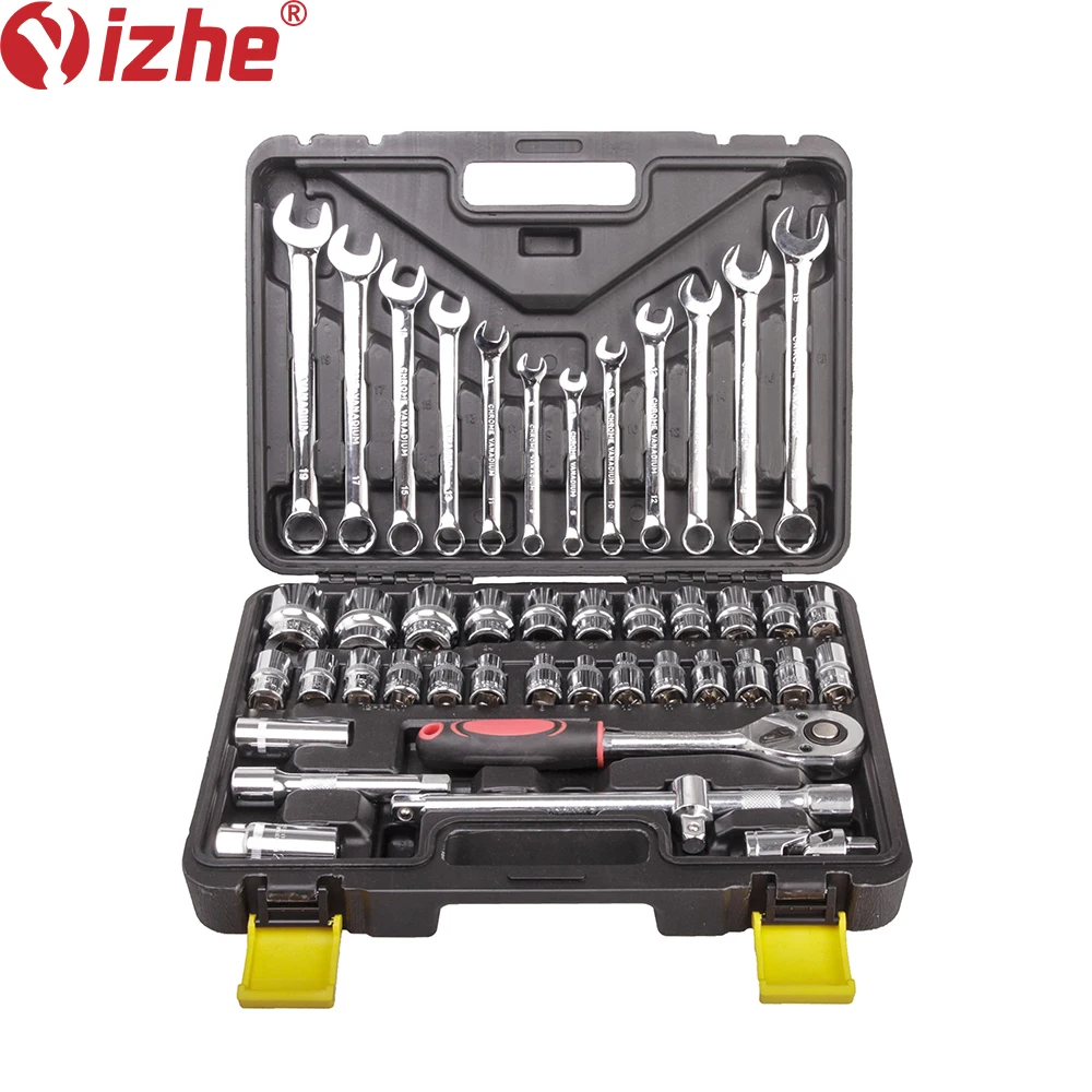 Alibaba.com: YIZHE 37pcs 1/2in Heavy Duty Socket Wrench Set with ...