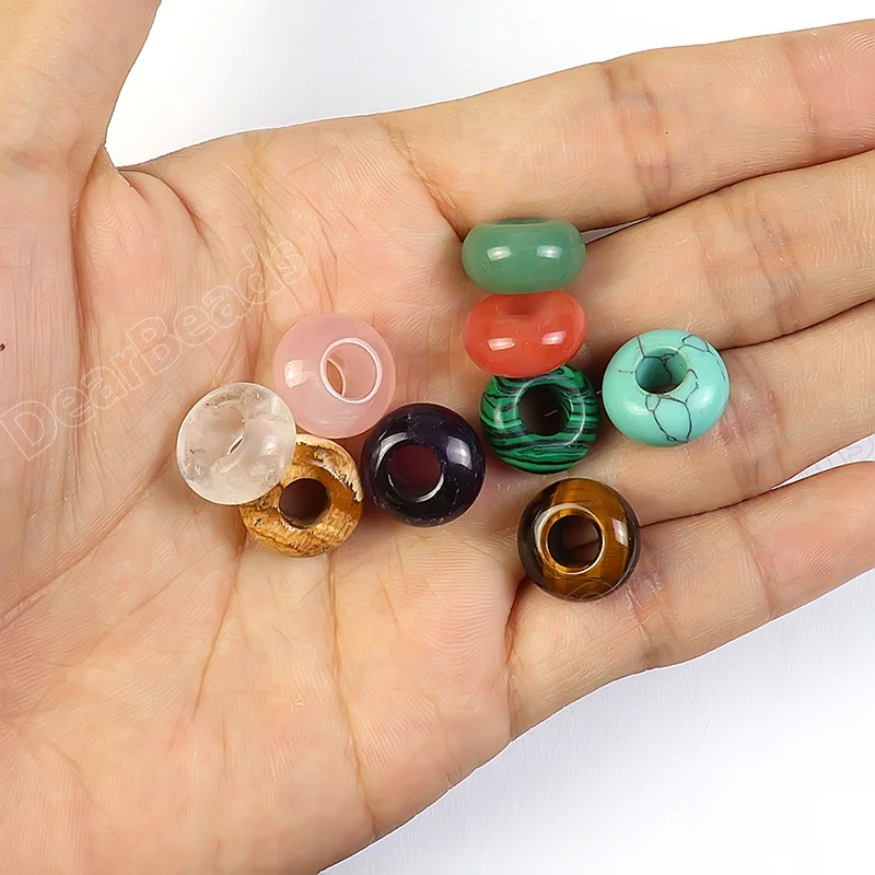 Wide Hole Beads for Jewelry Making Wholesale Stone Beads - Dearbeads