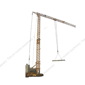 Fast erecting tower crane QTK25 and long working lifelifting macherinery exported to various parts of the world
