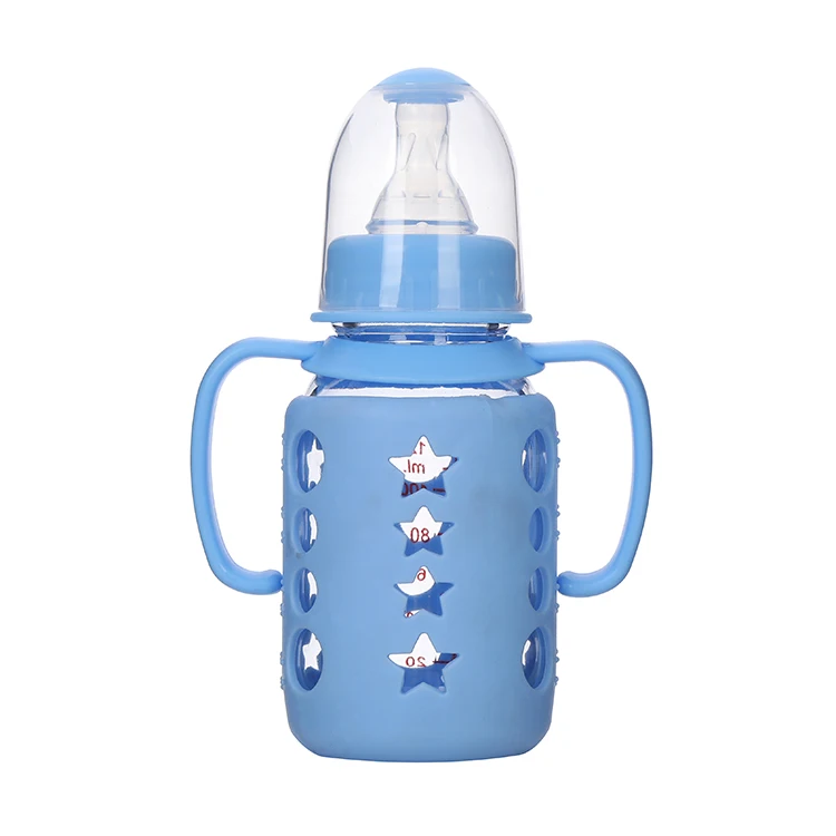 Custom BPA Free 240ml Or 120ml Silicone Baby Bottle Cover