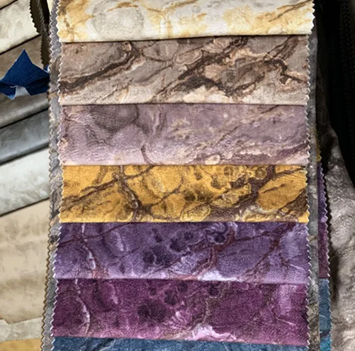 2021new velvet print hotsale designs for sofa fabric and upholstery textile