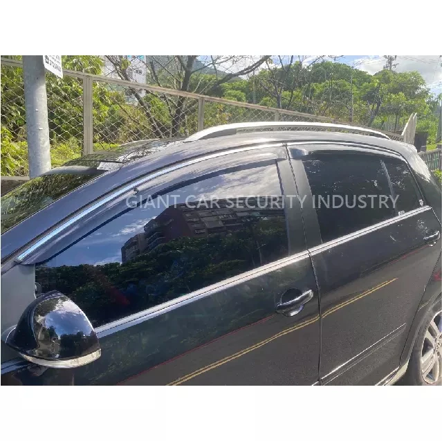 Car Window Deflectors Rain Guards for Enhanced Visibility and Protection From the Elements