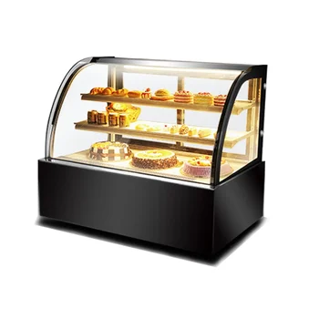 4-Arc Type Bakery Cake Display Fridge Showcase Glass Material Cooling Refrigerator for Display Cooler