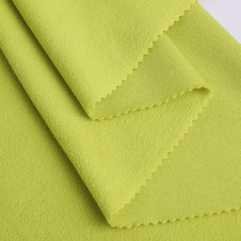 Hot Sale Solid Color Antistatic One Side Brushed Single Fleece Polar