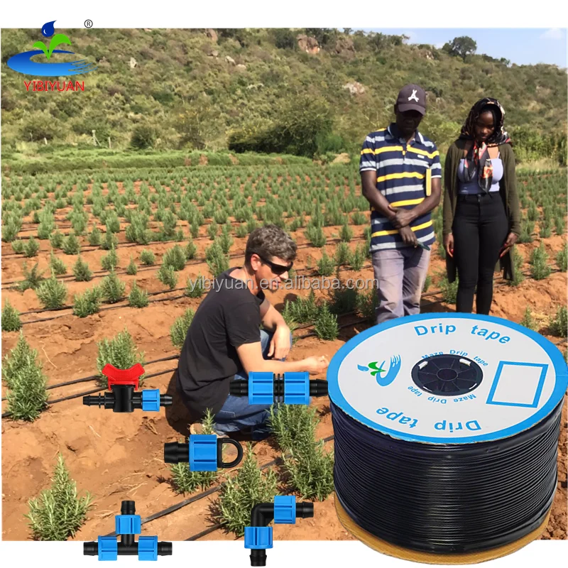 Agricultural Drip Irrigation System 16mm Drip Tape 20cm 0.4 0.3 0.2 mm Drip Irrigation Pipes