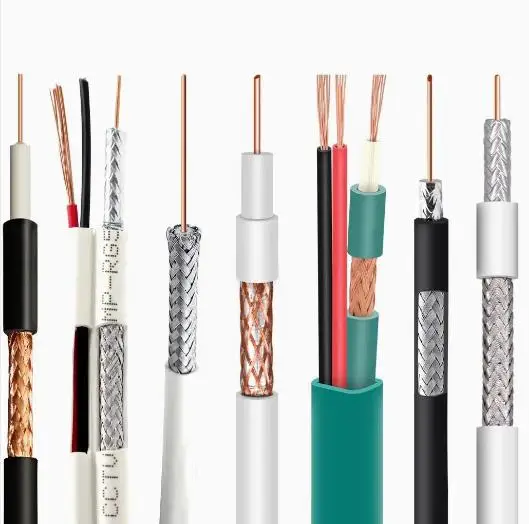 Custom Factory Price RG59 Solid PE Insulated Coaxial Cables for CCTV Cables Security Camera/antenna Coax Cable 305m