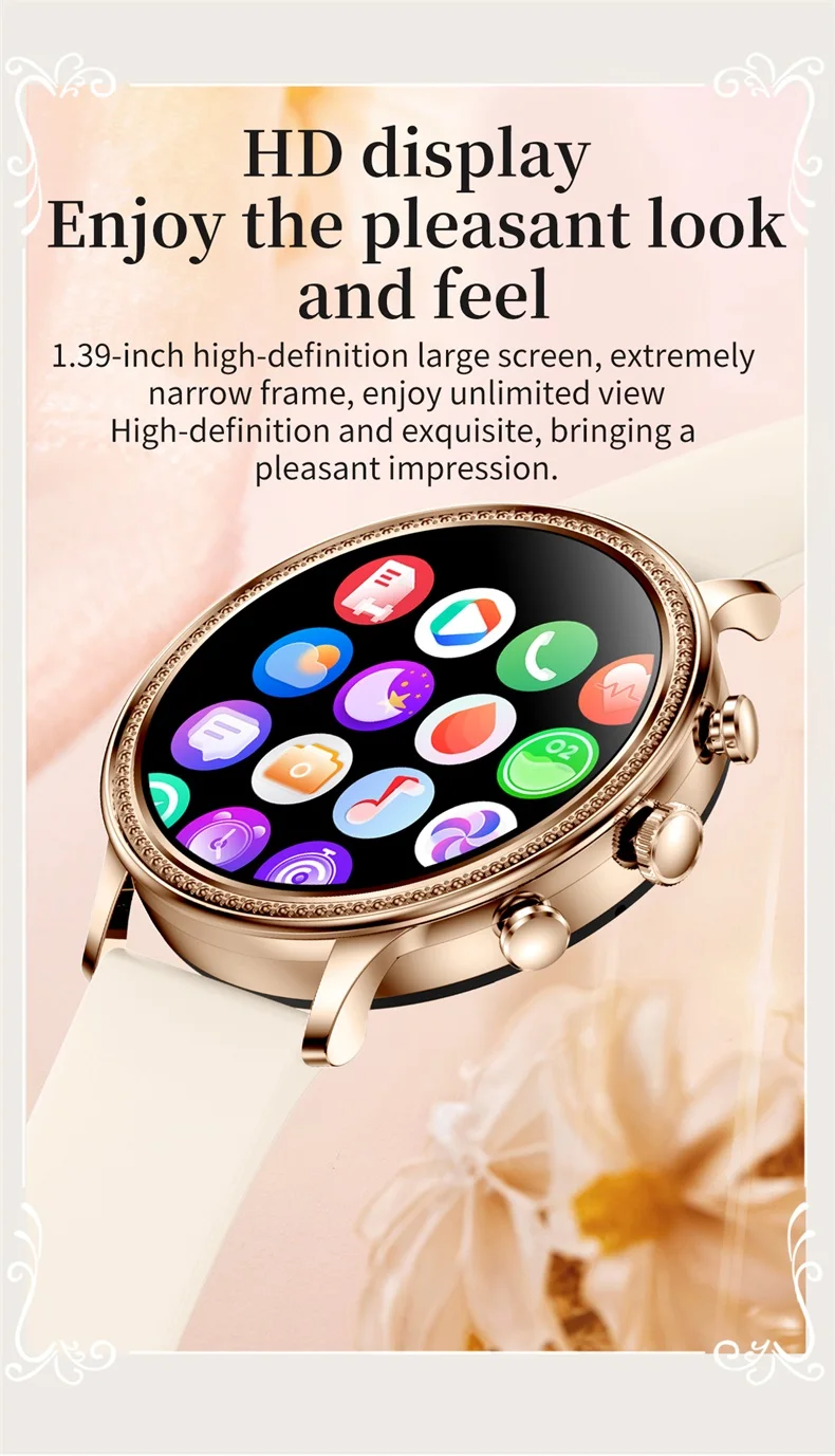 Woman Smartwatch V60 Heart Rate Monitor BT Call Music Player Sleep Monitor Smartwatches Woman (2).jpg